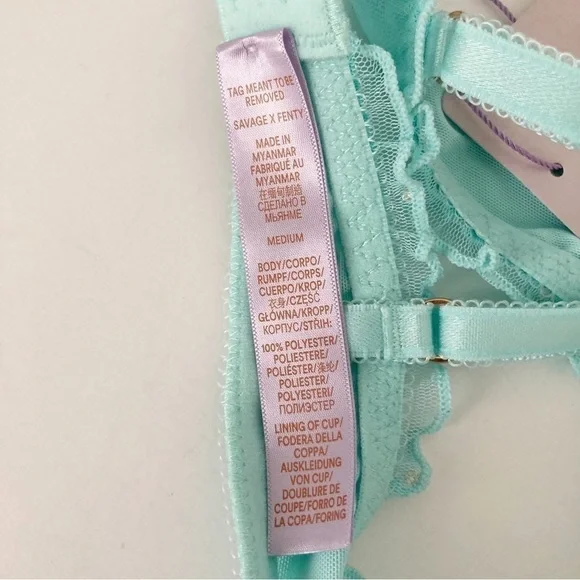 NWT Savage X Fenty Lace Bra | Size Medium - Picture 5 of 5